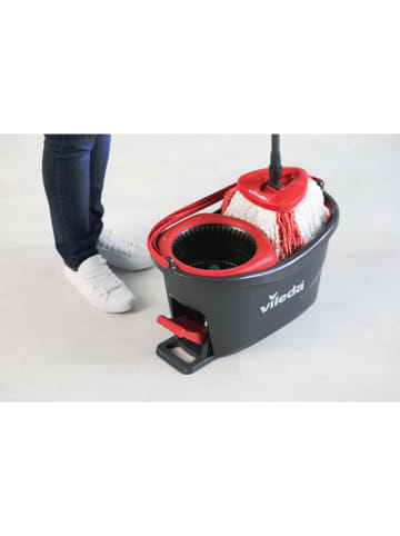 Vileda Dweilset "Turbo" zwart/rood