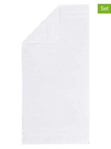 Egeria 3-delige set: gastendoeken wit