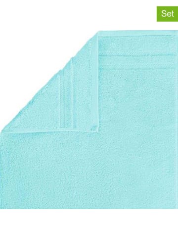 Egeria 3-delige set: washandjes turquoise