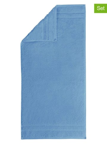 Egeria 3er-Set: Gästehandtücher in Blau