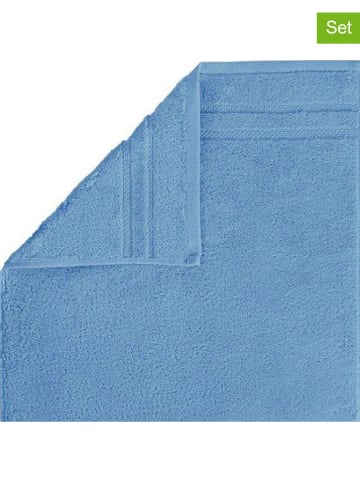 Egeria 3er-Set: Waschhandschuhe in Blau