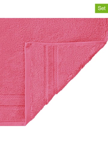 Egeria 3-delige set: gastendoeken roze