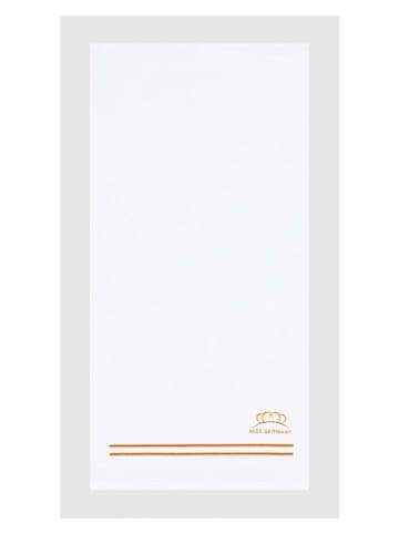 Egeria Duschtuch "Miss Germany" in Weiß/ Gold