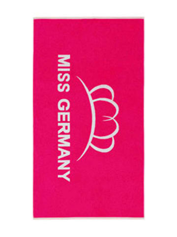 Egeria Strandlaken "Miss Germany" roze/wit