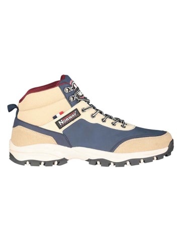 Geographical Norway Boots "Ofred" beige/donkerblauw