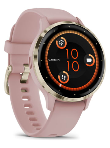 Garmin GPS-smartwatch "Venu® 3S" lichtroze/goudkleurig