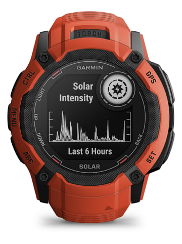 Garmin Multisport-Smartwatch "Instinct® 2X Solar" in Rot
