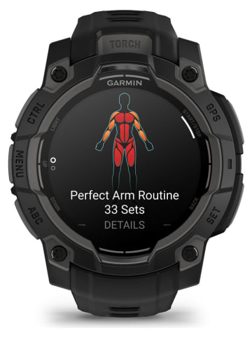 Garmin Smartwatch GPS "Instinct® 3 AMOLED" w kolorze czarnym