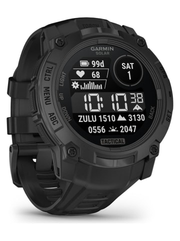 Garmin Smartwatch GPS "Instinct® 3 Tactical Solar" w kolorze czarnym