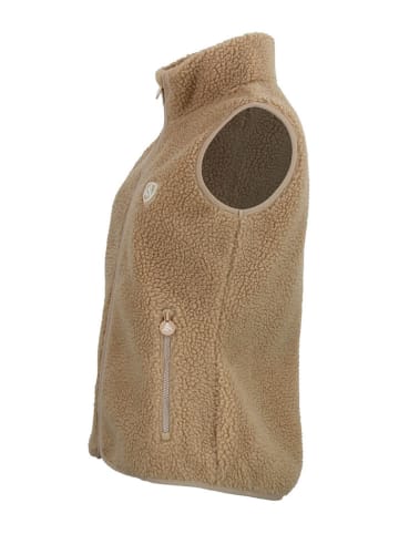 Peak Mountain Fleeceweste "Abeille" in Hellbraun