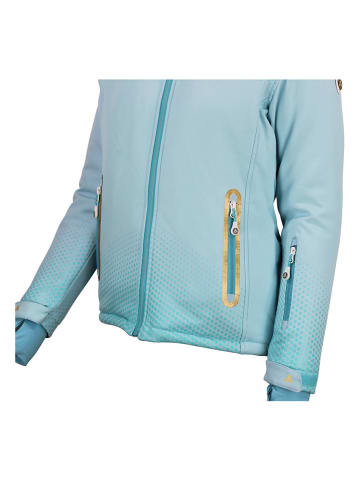 Peak Mountain Kurtka softshellowa "Abraplus" w kolorze turkusowym