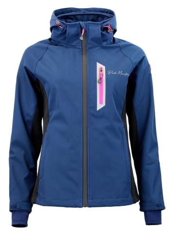 Peak Mountain Softshelljas "Acluny" blauw
