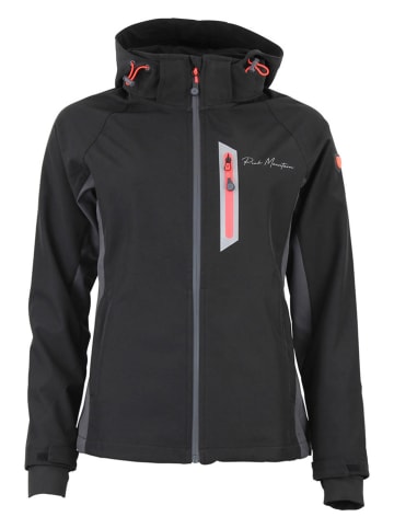 Peak Mountain Softshelljas "Acluny" zwart