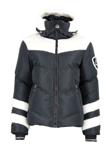 Peak Mountain Kurtka narciarska "Alibi" w kolorze czarno-białym