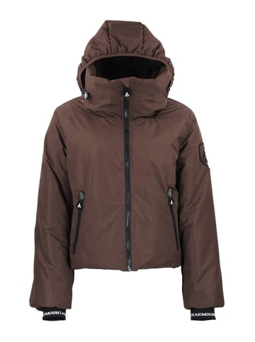 Peak Mountain Kurtka narciarska "Ally" w kolorze brązowym