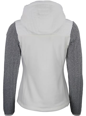 Peak Mountain Fleece vest "Andomo" wit/grijs