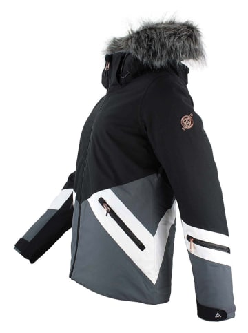 Peak Mountain Ski-/snowboardjas "Anita" zwart/grijs