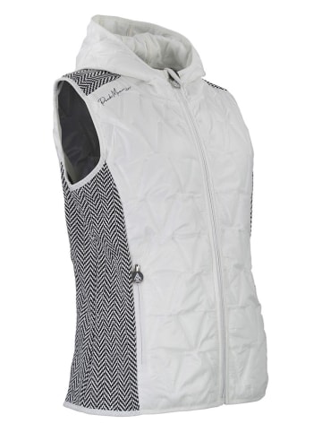 Peak Mountain Fleece bodywarmer "Antilope" wit/grijs