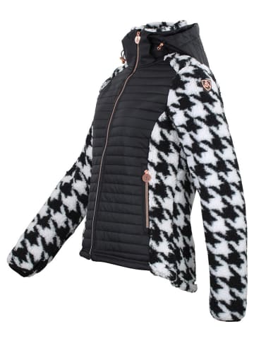 Peak Mountain Kurtka hybrydowa "Astro" w kolorze czarno-białym