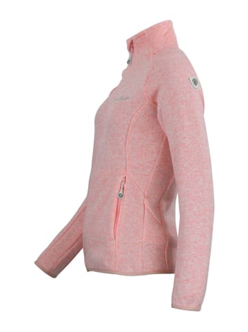 Peak Mountain Fleece vest "Ator" zalmroze