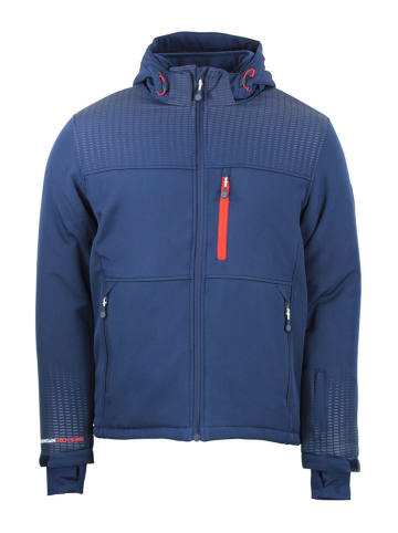 Peak Mountain Softshelljas "Cabraplus" blauw