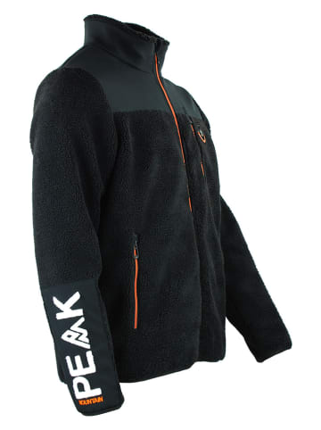 Peak Mountain Kurtka polarowa "Cafron" w kolorze czarnym