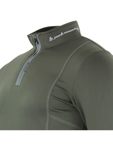 Peak Mountain Koszulka funkcyjna w kolorze khaki