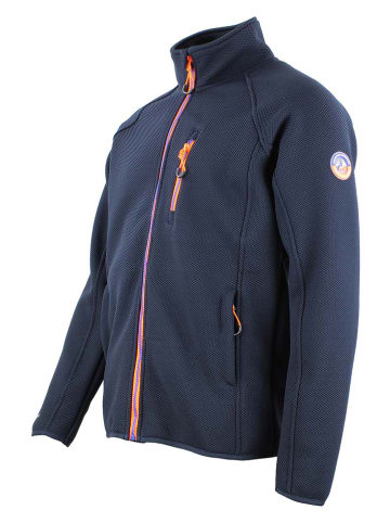 Peak Mountain Kurtka polarowa "Caprisio" w kolorze granatowym