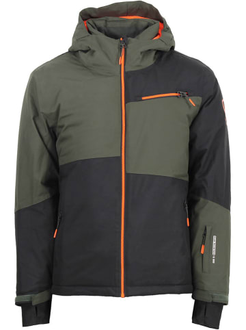 Peak Mountain 2-delige ski-/snowboardoutfit "Cardio" kaki/grijs