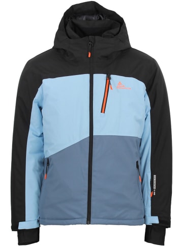 Peak Mountain 2tlg. Ski-/ Snowboardoutfit "Cerome" in Hellblau/ Blau/ Schwarz