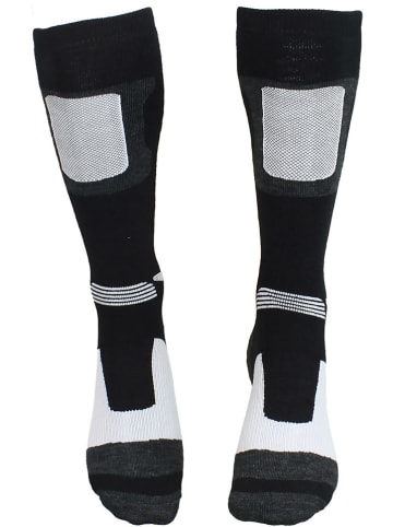 Peak Mountain Ski-/snowboardsokken "Chocks" zwart/wit