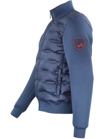 Peak Mountain Doorgestikte jas "Cruz" blauw