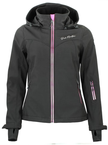 Peak Mountain Softshelljacke "Amaleo" in Schwarz