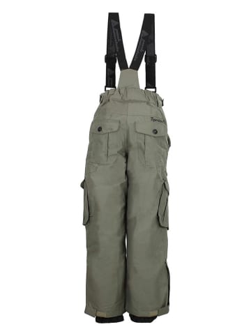 Peak Mountain Spodnie narciarskie "Ecelto" w kolorze khaki
