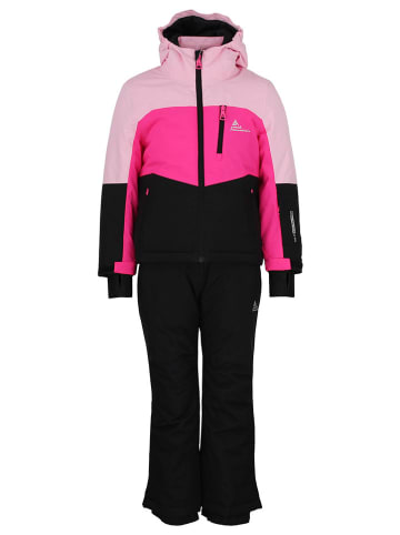 Peak Mountain 2tlg. Ski-/ Snowboardoutfit "Fabiola" in Schwarz/ Pink