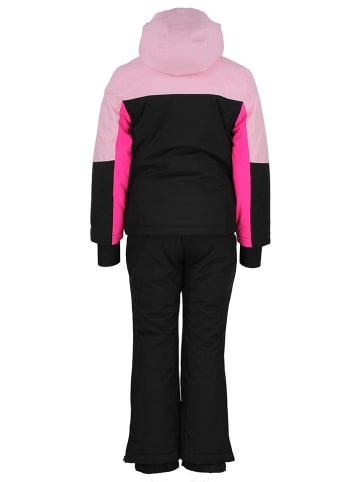 Peak Mountain 2-delige ski-/snowboardoutfit "Fabiola" zwart/roze