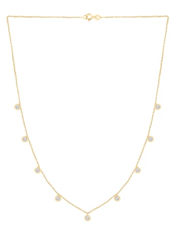 Diamonds lab grown Złoty naszyjnik z diamentami