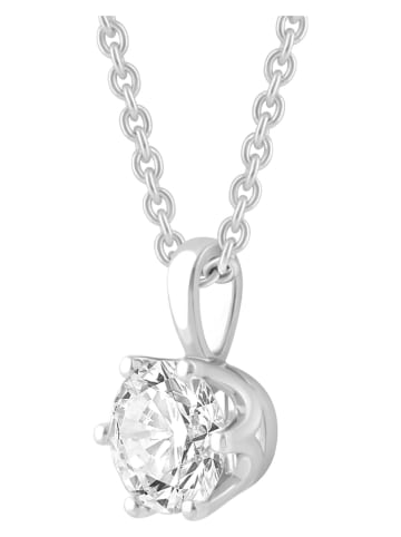 Diamonds lab grown Złota zawieszka z diamentem