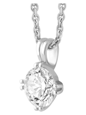 Diamonds lab grown Złota zawieszka z diamentem