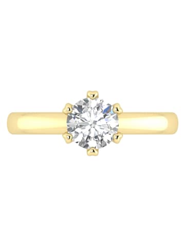 Diamonds lab grown Gold-Ring mit Diamanten
