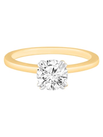 Diamonds lab grown Gold-Ring mit Diamanten