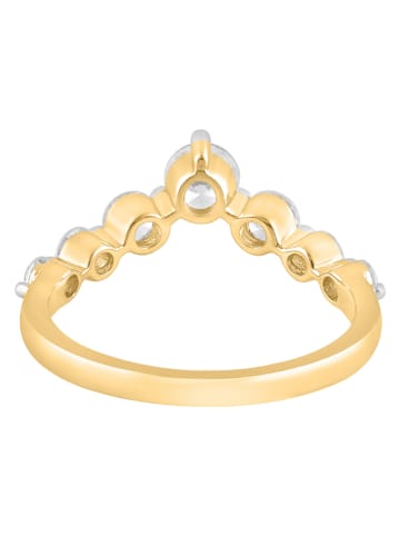Diamonds lab grown Gold-Ring mit Diamanten
