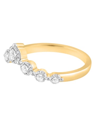 Diamonds lab grown Gold-Ring mit Diamanten