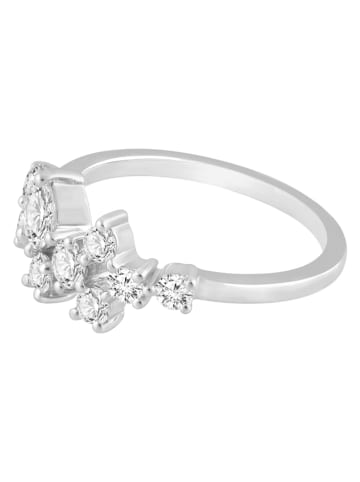 Diamonds lab grown Złoty pierścionek z diamentami