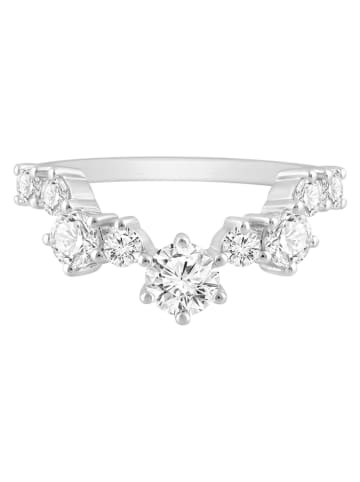 Diamonds lab grown Złoty pierścionek z diamentami