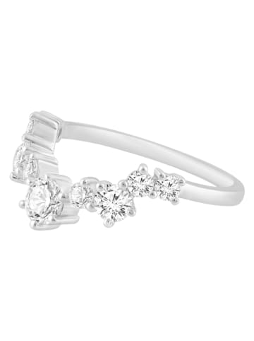 Diamonds lab grown Złoty pierścionek z diamentami