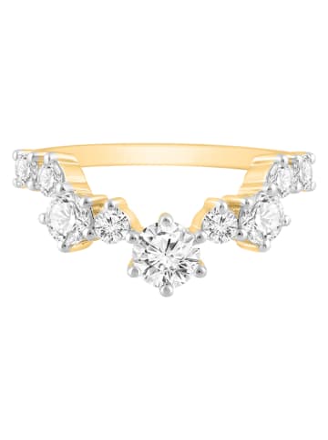Diamonds lab grown Gold-Ring mit Diamanten