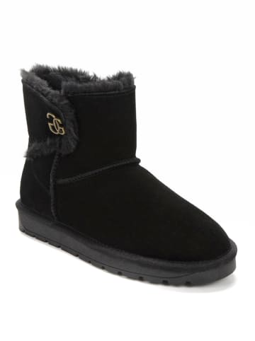 Gooce Leder-Winterboots "Gabriela" in Schwarz