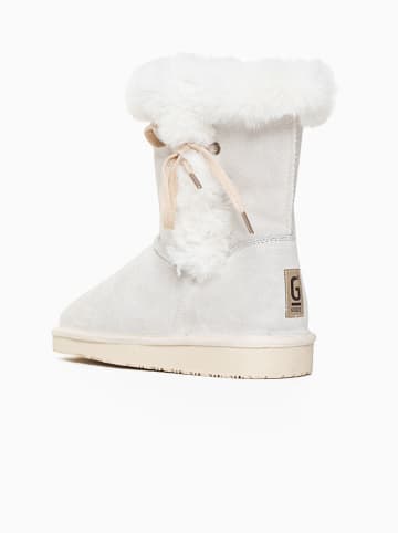 Gooce Leder-Winterstiefel "Alissa" in Weiß