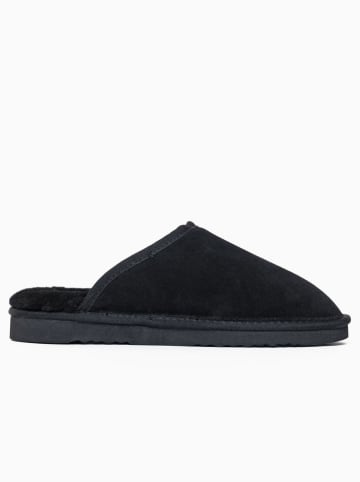 Gooce Schaffell-Hausschuhe "Emerald" in Schwarz